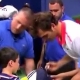 Roger Federer salv a un nio de un aplastamiento