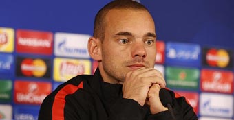 Sneijder: El Atltico es uno de los favoritos a ganar la Champions
