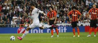 Ronaldo, once penaltis marcados en Champions