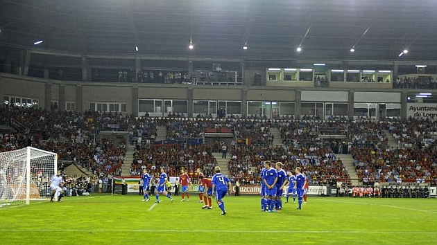 Imgenes del ltimo partido de la seleccin disputado en Las Gaunas, en septiembre de 2011
