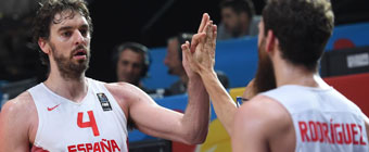 Sergio Rodrguez y Pau Gasol en el Quinteto Ideal del Eurobasket