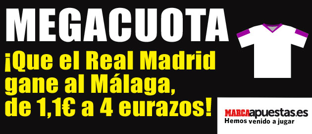 Apuesta 10 euros al Real Madrid y gana 40 eurazos!