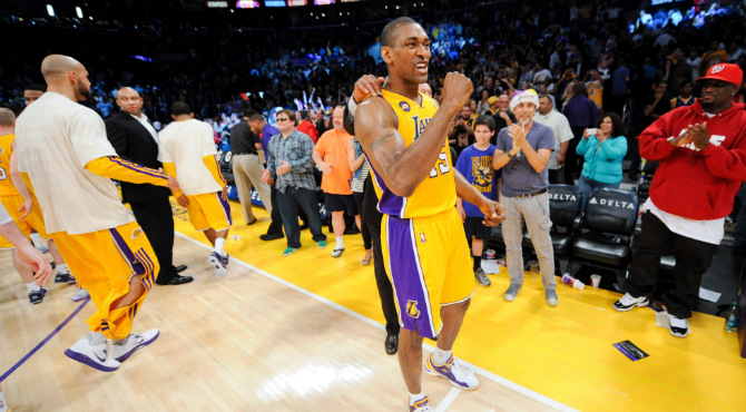 A los Lakers les va la marcha: vuelve Metta World Peace