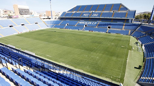 Imagen del estadio Rico Prez de Alicante.