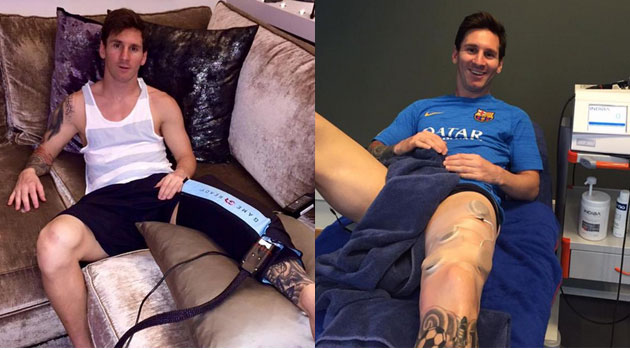 Messi: Paso a paso, sigo recuperndome bien para volver ms fuerte