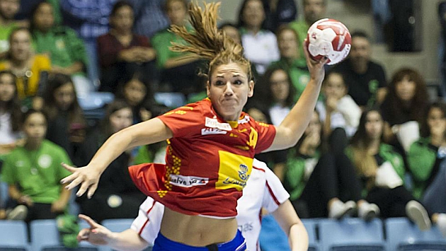 Carmen Martn marc cicno goles en Bulgaria.