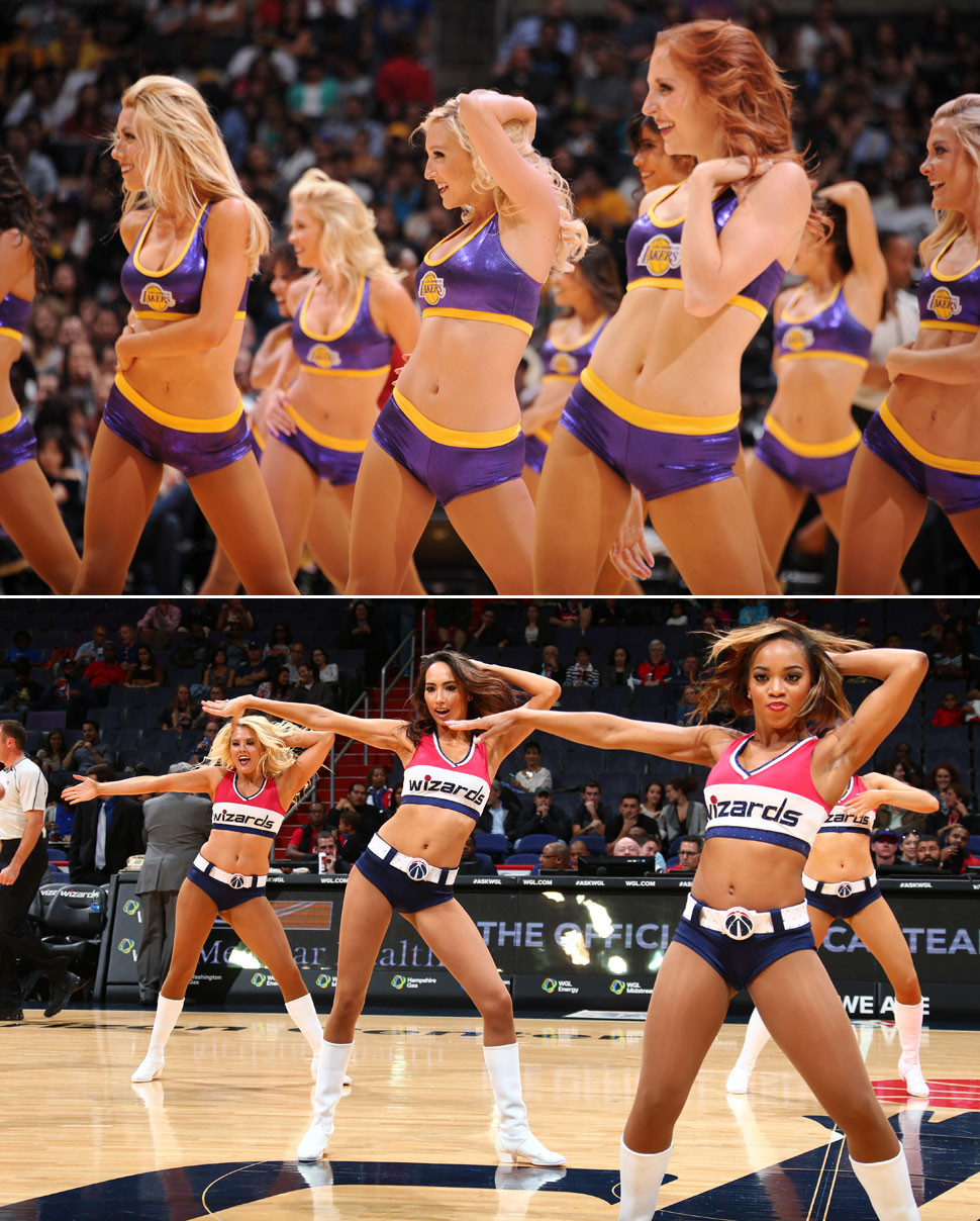 Lakers Girls o las 'Hechiceras' de la NBA; cul es el mejor cuerpo de baile?