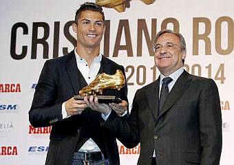 Cristiano Ronaldo, un pquer de oro