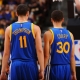 Curry y Thompson se ensaan con los Lakers en el partido de los 233 puntos