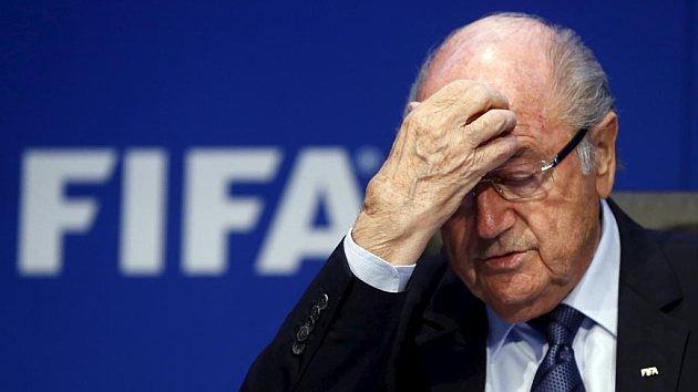 Blatter, en el Congreso de la FIFA de mayo de 2015. Foto: Arnd Wiegmann (RTRPIX).