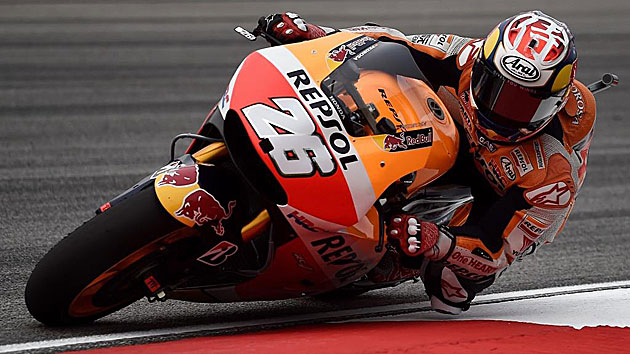 Pedrosa takes pole and Rossi will start ahead of Lorenzo