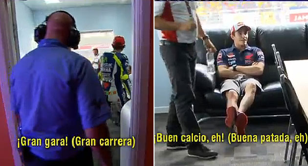 Intercambio de pullas entre Rossi y Márquez: Gran carrera, buena patada