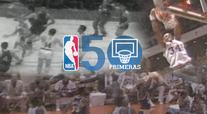 La primera canasta NBA de 50 leyendas