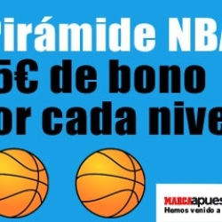 Pirmide NBA! Bono de 25 euros por cada nivel