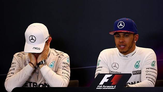 Rosberg: El problema es que Lewis sabe conducir muy bien