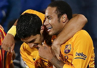 <b>Vdeo:</b> Resumen del Getafe-Barcelona. Luis Surez y Neymar fueron los autores de los dos goles.