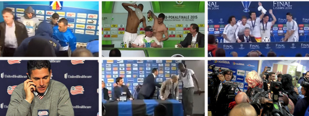 Mourinho, Ancelotti, Blatter... ellos tambin sufrieron una rueda de prensa 'interruptus'