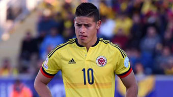 James Rodrguez, en la lista de 26 de Colombia