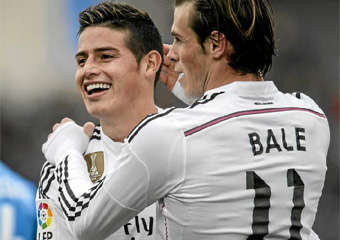 James y Bale llegan a tiempo