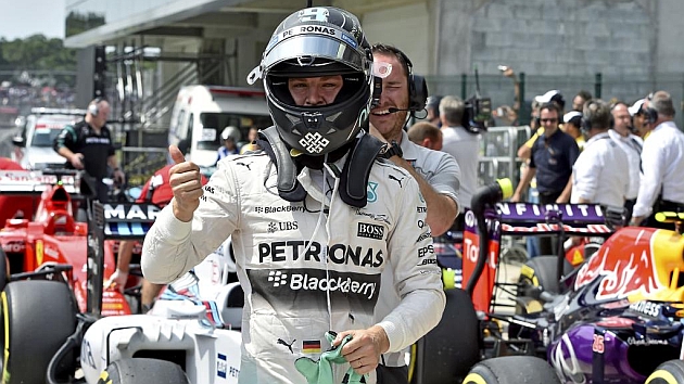 Rosberg, otra vez delante de Hamilton