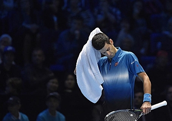 Djokovic, con la toalla