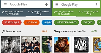 Google Play cambia de imagen