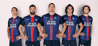 'Je suis Paris' en las camisetas del PSG