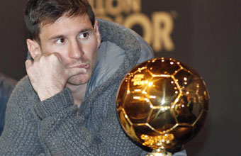 Messi: Ojal el podium del Baln de Oro seamos Luis Surez, Neymar y yo