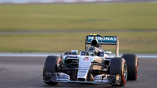 Rosberg, en la clasificacin de Abu Dhabi (AHMED JADALLAH)