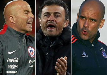 Luis Enrique, Guardiola y Sampaoli, candidatos a mejor entrenador