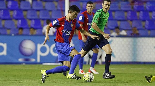 'Pepelu', en un partido con el Levante.