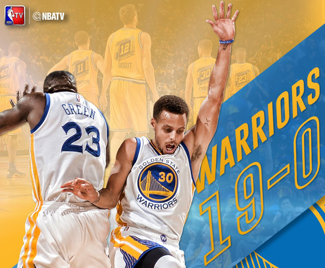 Un triple de Curry rescata el 23-0 de los Warriors