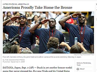 Imagen del 'New York Times' del 3 de septiembre de 2006