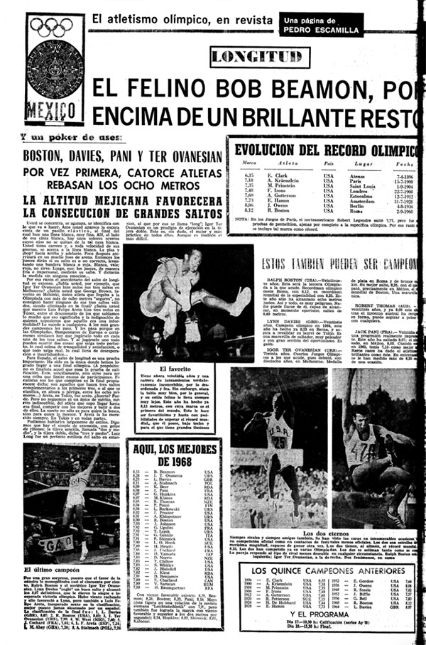50 años de los Juegos Olímpicos de México 68