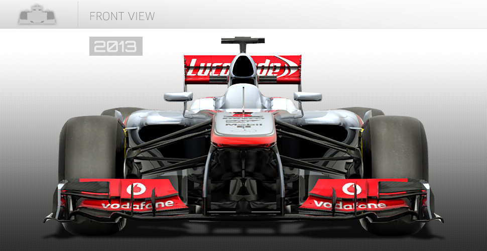 Vista de perfil del McLaren MP4-28