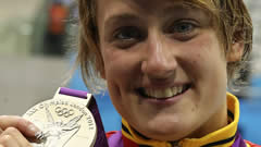Mireia Belmonte. Londres 2012. Medalla de plata en natación, 800 m. libres