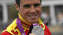 Javier Gómez Noya. Londres 2012. Medalla de plata en triatlón