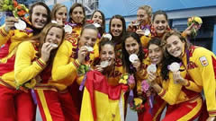 Selección femenina. Londres 2012. Medalla de plata en waterpolo