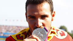 Saúl Craviotto. Londres 2012. Medalla de plata en piragüismo, K-1 200 m.