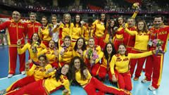 Selección femenina. Londres 2012. Medalla de bronce en balonmano