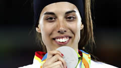 Eva Calvo. Río 2016. Medalla de plata en taekwondo, -57 kg.