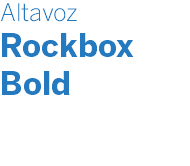 Altavoz Rockbox Bold 