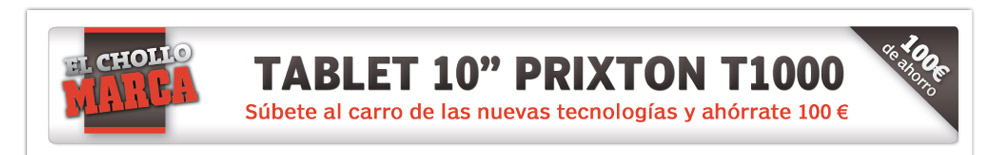 EL CHOLLO MARCA: TABLET 10" PRIXTON T1000