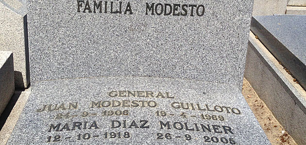 La tumba de Juan Guillto, General Modesto