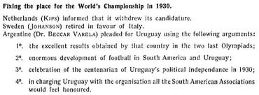 Resolución Congreso de la FIFA de Barcelona en 1928